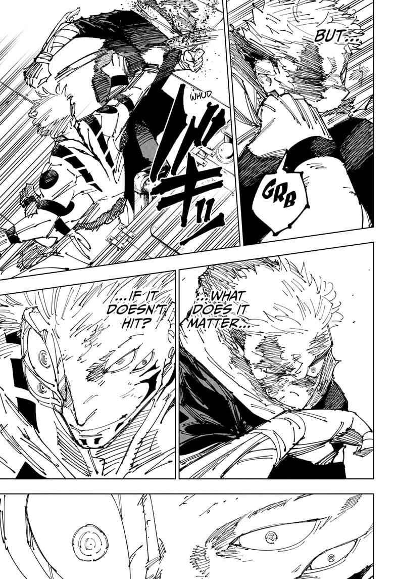 Jujutsu Kaisen Chapter 264 page 15 - Chapter 264: Inhuman Makyo Shinjuku Showdown, Part 36