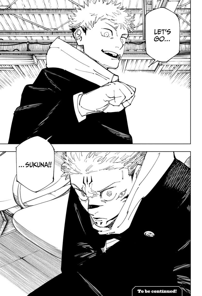 Jujutsu Kaisen Chapter 264 page 19 - Chapter 264: Inhuman Makyo Shinjuku Showdown, Part 36