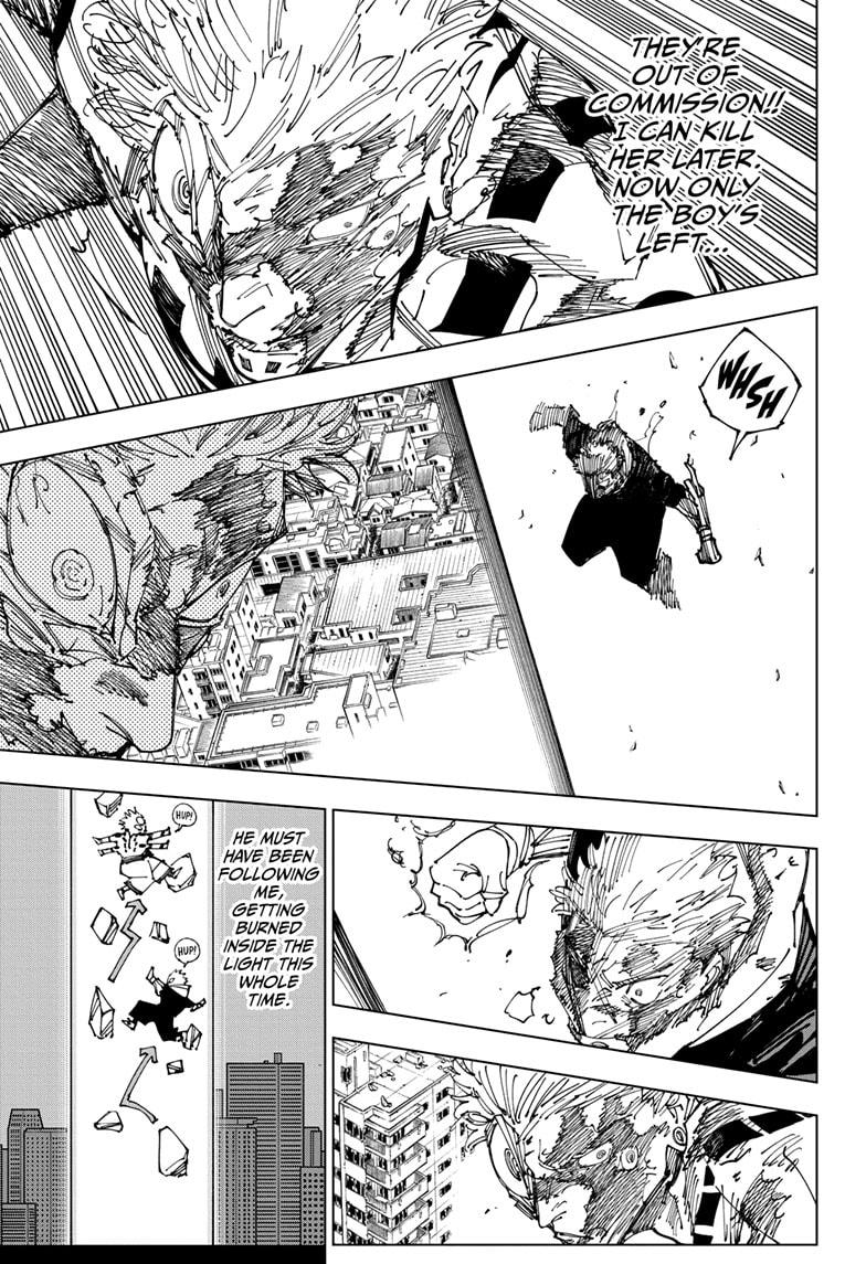 Jujutsu Kaisen Chapter 264 page 7 - Chapter 264: Inhuman Makyo Shinjuku Showdown, Part 36