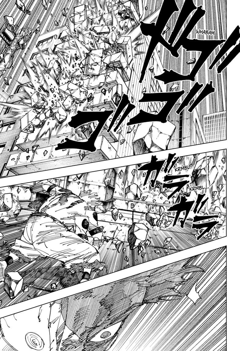 Jujutsu Kaisen Chapter 264 page 9 - Chapter 264: Inhuman Makyo Shinjuku Showdown, Part 36