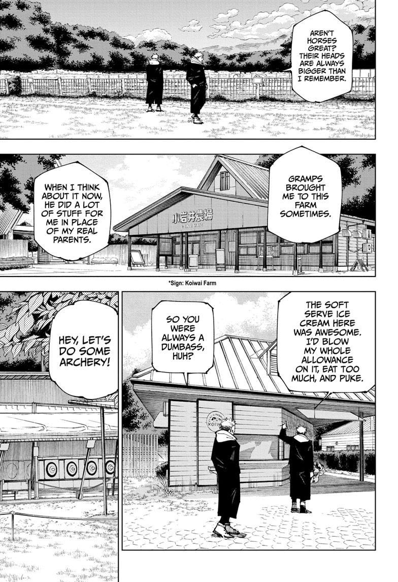 Jujutsu Kaisen Chapter 265 page 7 - Chapter 265: That Day