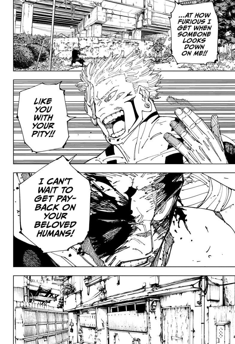 Jujutsu Kaisen Chapter 266 page 10 - Chapter 266: Inhuman Makyo Shinjuku Showdown, Part 37