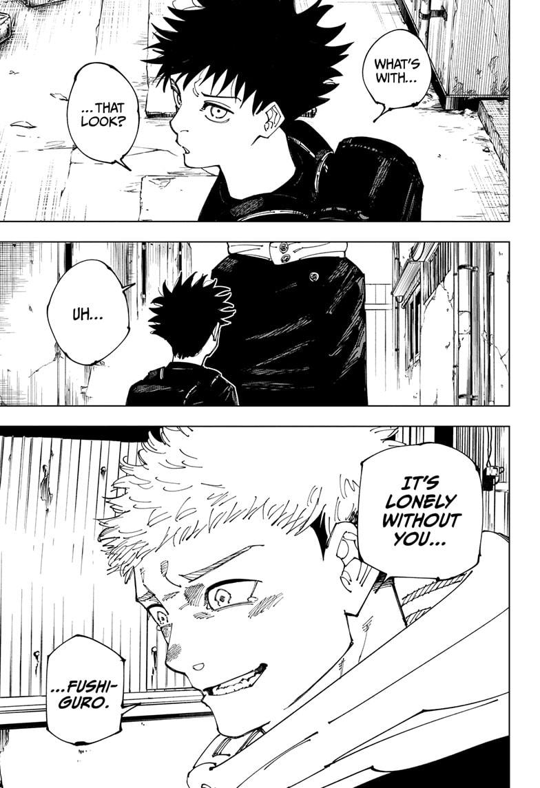 Jujutsu Kaisen Chapter 266 page 11 - Chapter 266: Inhuman Makyo Shinjuku Showdown, Part 37