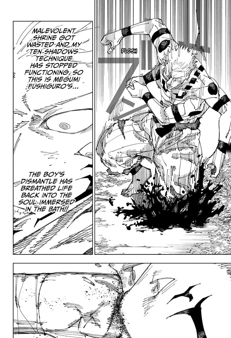 Jujutsu Kaisen Chapter 266 page 12 - Chapter 266: Inhuman Makyo Shinjuku Showdown, Part 37