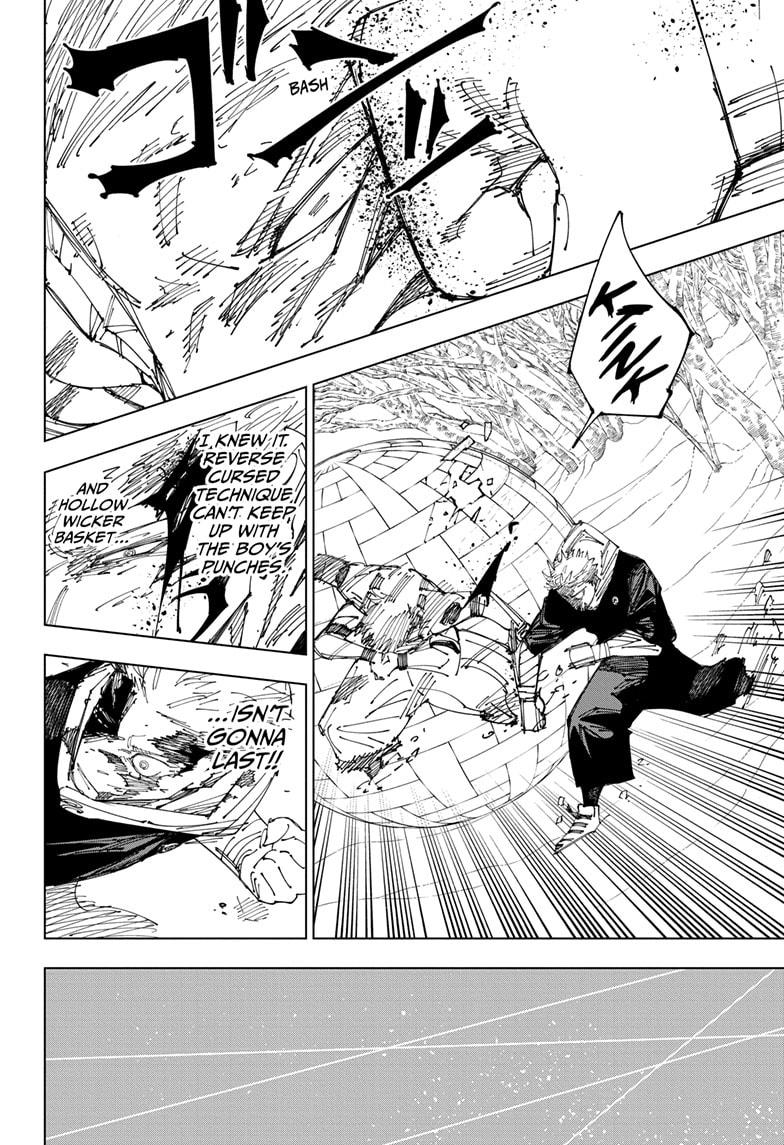 Jujutsu Kaisen Chapter 266 page 16 - Chapter 266: Inhuman Makyo Shinjuku Showdown, Part 37