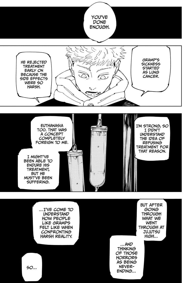 Jujutsu Kaisen Chapter 266 page 3 - Chapter 266: Inhuman Makyo Shinjuku Showdown, Part 37