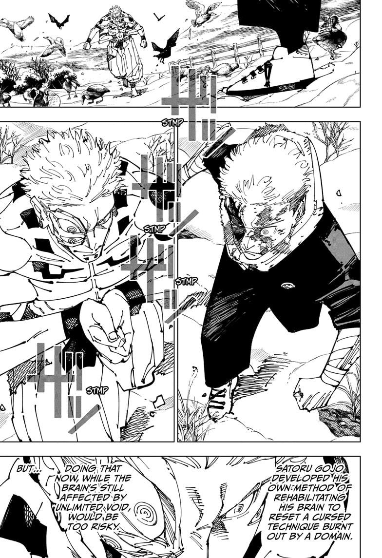 Jujutsu Kaisen Chapter 266 page 5 - Chapter 266: Inhuman Makyo Shinjuku Showdown, Part 37