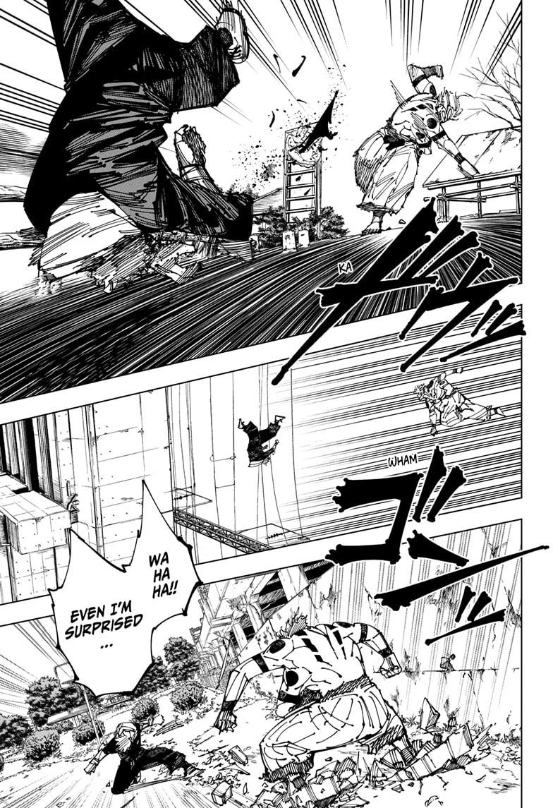 Jujutsu Kaisen Chapter 266 page 9 - Chapter 266: Inhuman Makyo Shinjuku Showdown, Part 37