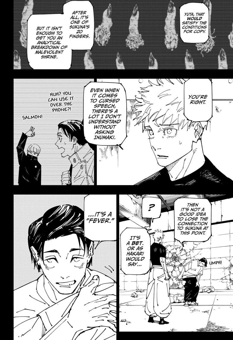 Jujutsu Kaisen Chapter 267 page 4 - Chapter 267: Inhuman Makyo Shinjuku Showdown, Part 38