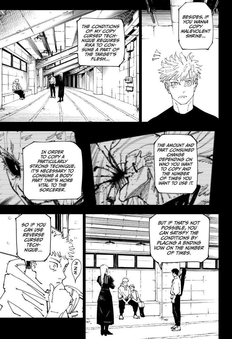 Jujutsu Kaisen Chapter 267 page 5 - Chapter 267: Inhuman Makyo Shinjuku Showdown, Part 38
