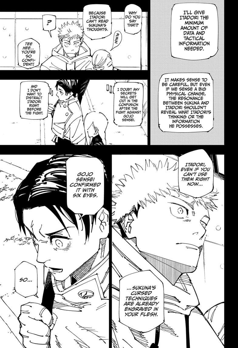 Jujutsu Kaisen Chapter 267 page 7 - Chapter 267: Inhuman Makyo Shinjuku Showdown, Part 38