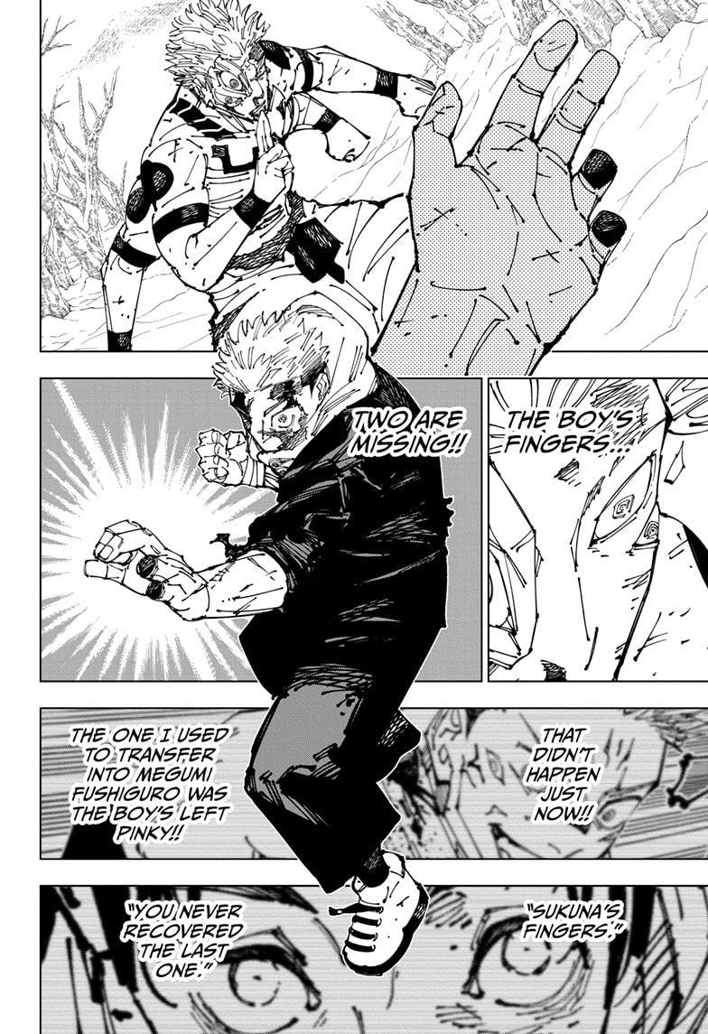 Jujutsu Kaisen Chapter 267 page 8 - Chapter 267: Inhuman Makyo Shinjuku Showdown, Part 38