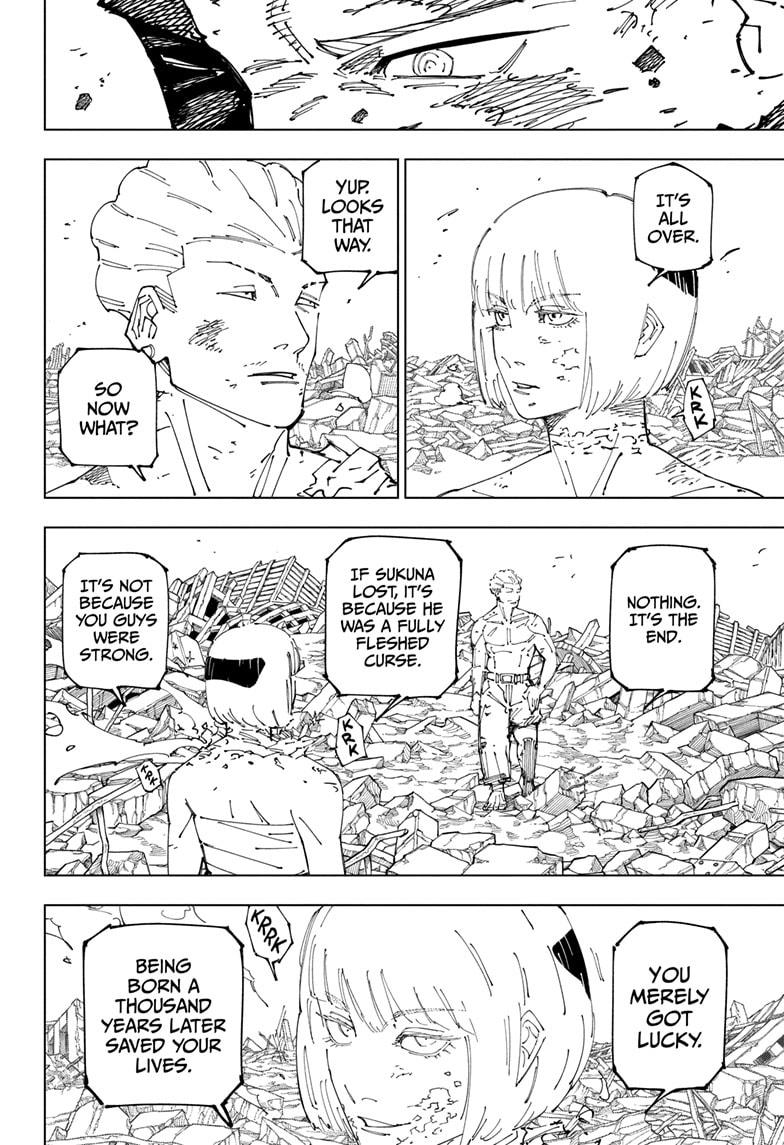 Jujutsu Kaisen Chapter 268 page 10 - Chapter 268: Settling Matters