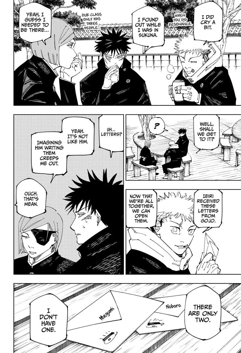 Jujutsu Kaisen Chapter 268 page 14 - Chapter 268: Settling Matters