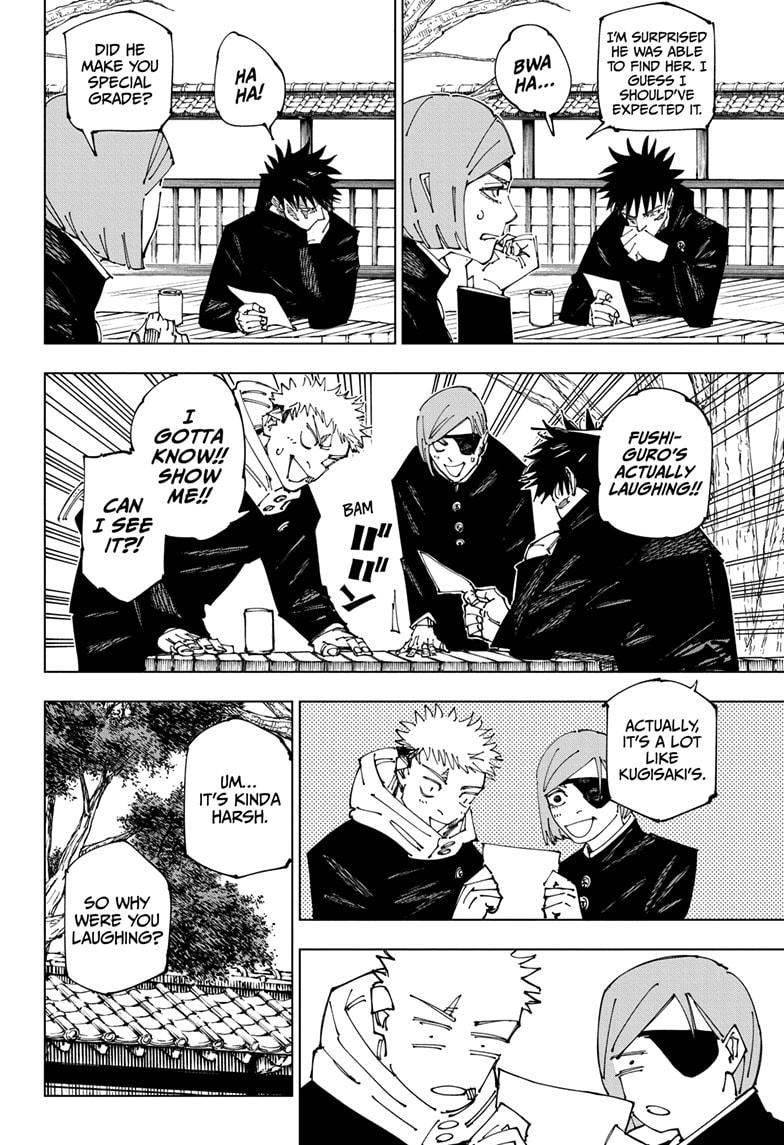 Jujutsu Kaisen Chapter 268 page 16 - Chapter 268: Settling Matters