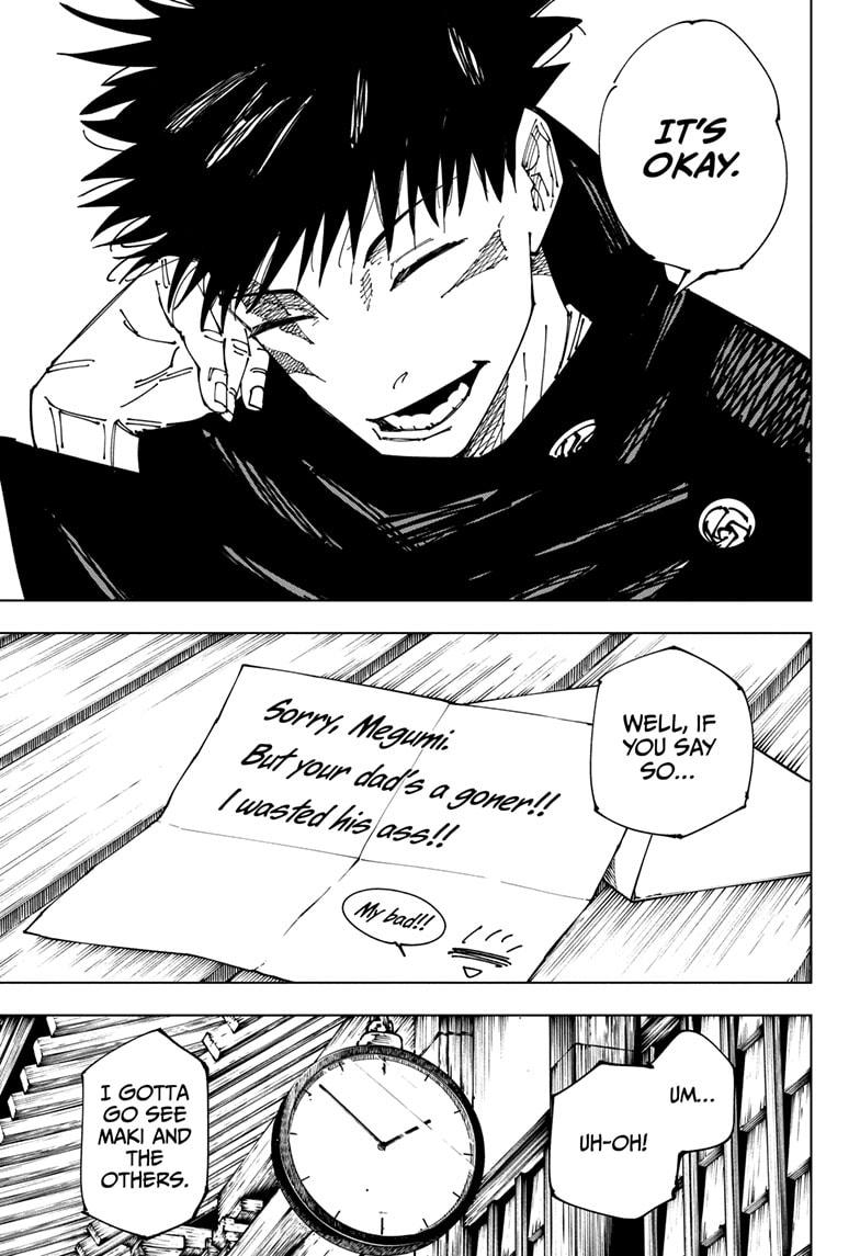 Jujutsu Kaisen Chapter 268 page 17 - Chapter 268: Settling Matters