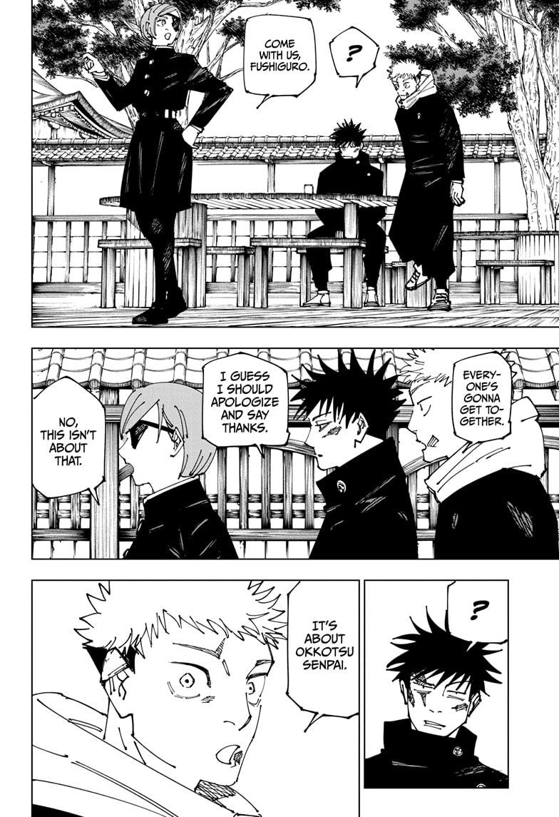 Jujutsu Kaisen Chapter 268 page 18 - Chapter 268: Settling Matters
