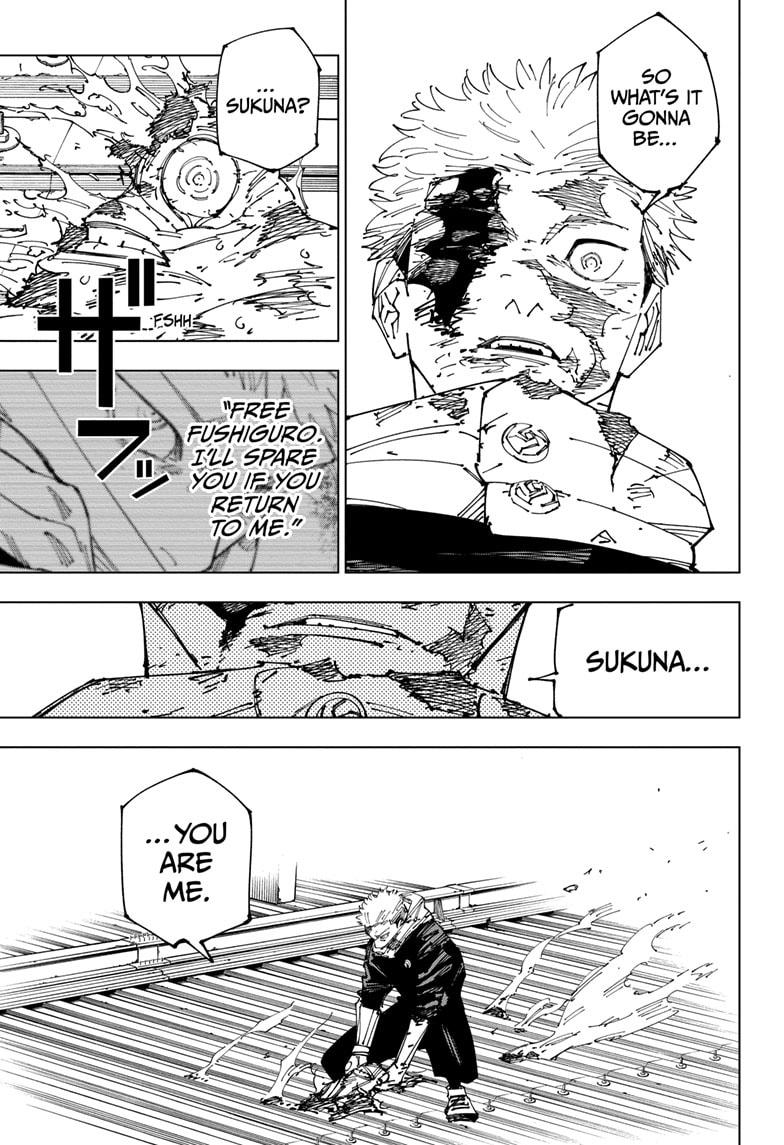 Jujutsu Kaisen Chapter 268 page 7 - Chapter 268: Settling Matters