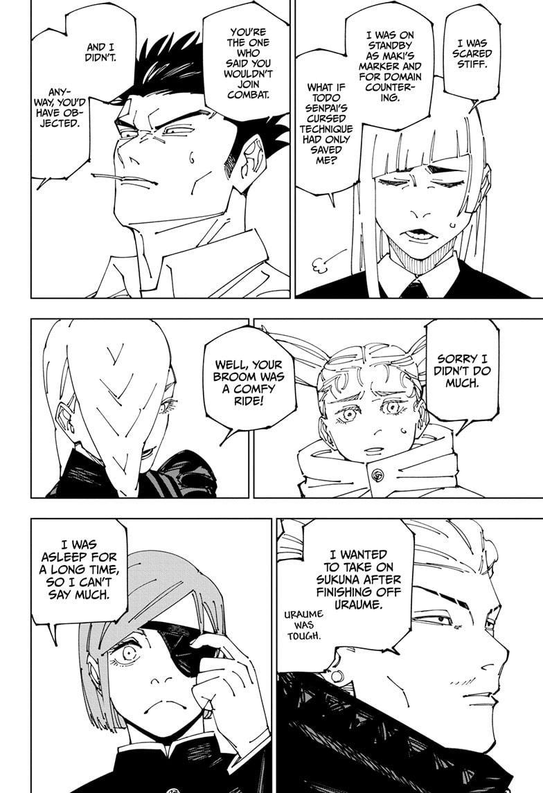 Jujutsu Kaisen Chapter 269 page 10 - Chapter 269: Considerations