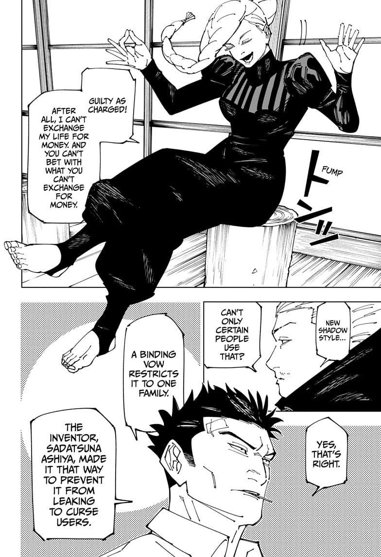 Jujutsu Kaisen Chapter 269 page 12 - Chapter 269: Considerations