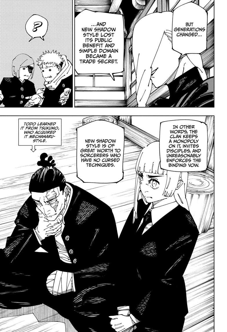 Jujutsu Kaisen Chapter 269 page 13 - Chapter 269: Considerations