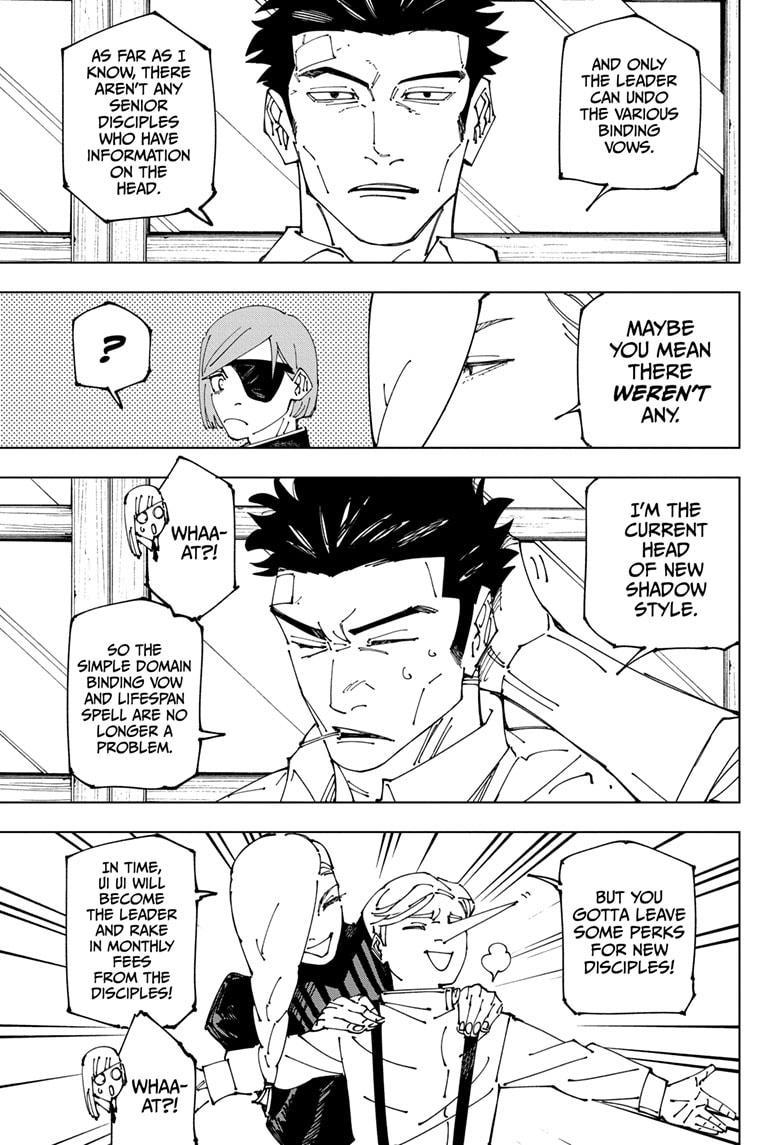 Jujutsu Kaisen Chapter 269 page 15 - Chapter 269: Considerations