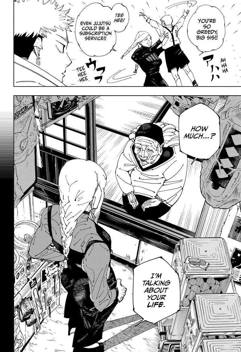 Jujutsu Kaisen Chapter 269 page 16 - Chapter 269: Considerations