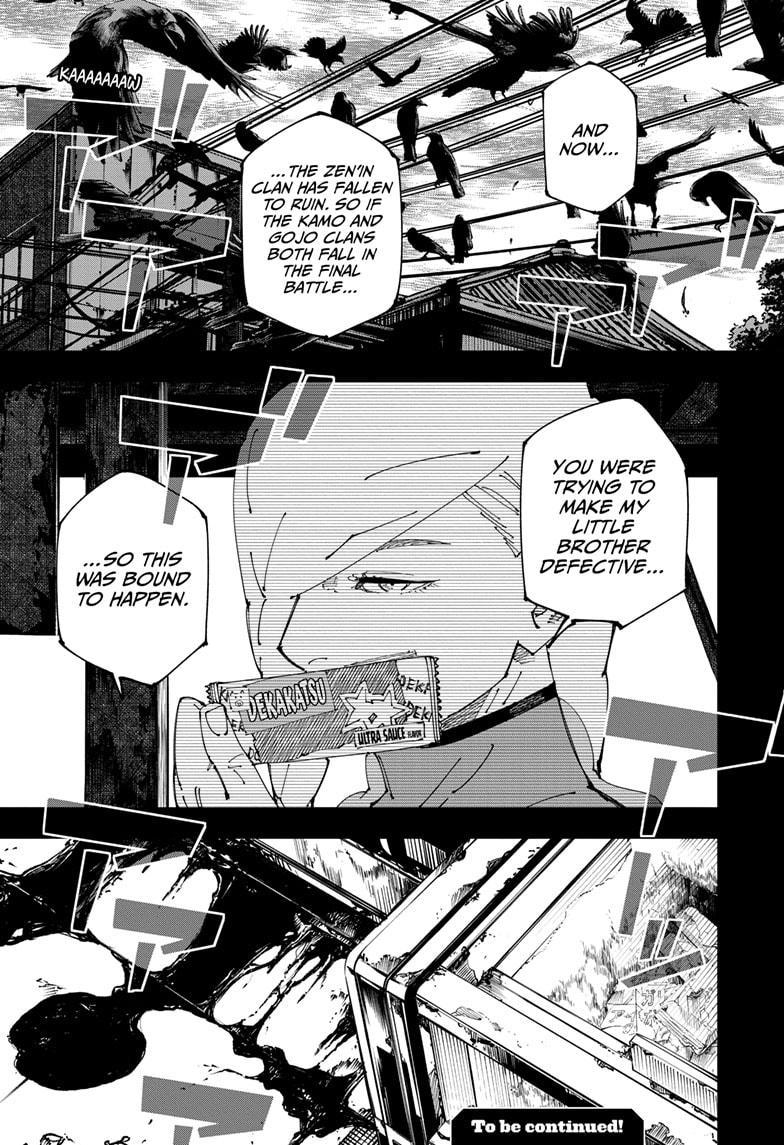 Jujutsu Kaisen Chapter 269 page 19 - Chapter 269: Considerations