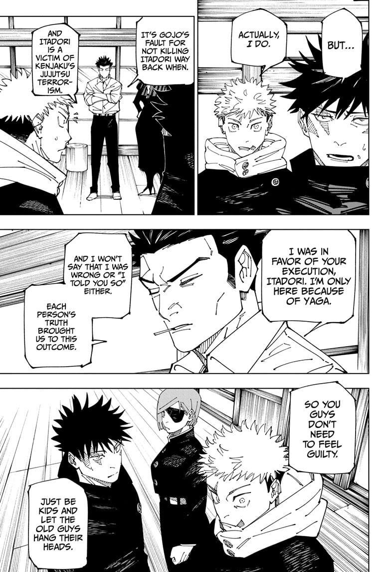 Jujutsu Kaisen Chapter 269 page 3 - Chapter 269: Considerations