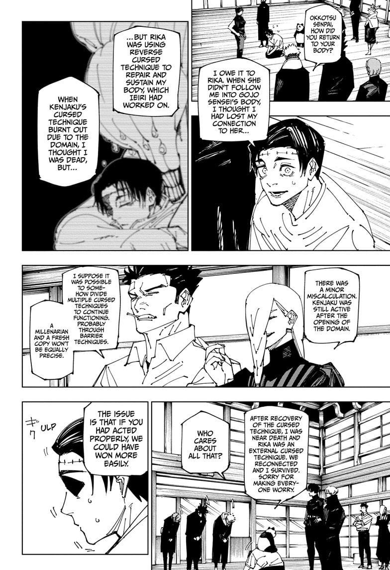 Jujutsu Kaisen Chapter 269 page 4 - Chapter 269: Considerations