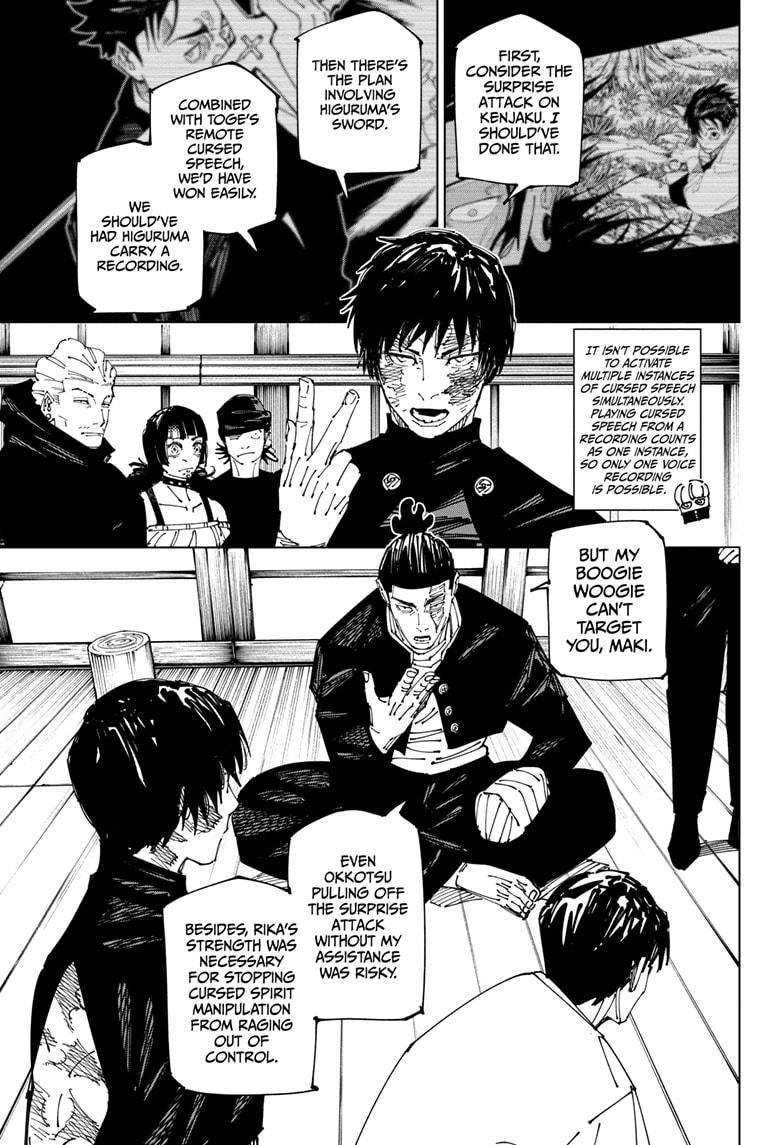 Jujutsu Kaisen Chapter 269 page 5 - Chapter 269: Considerations