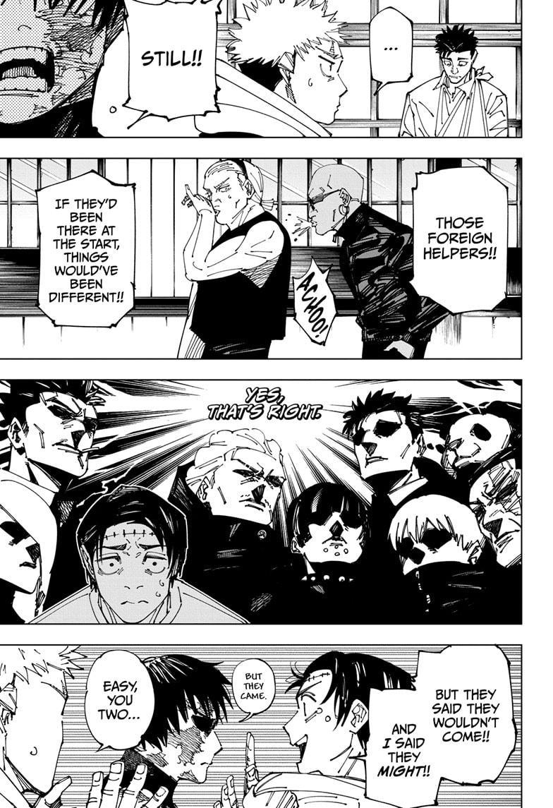 Jujutsu Kaisen Chapter 269 page 7 - Chapter 269: Considerations