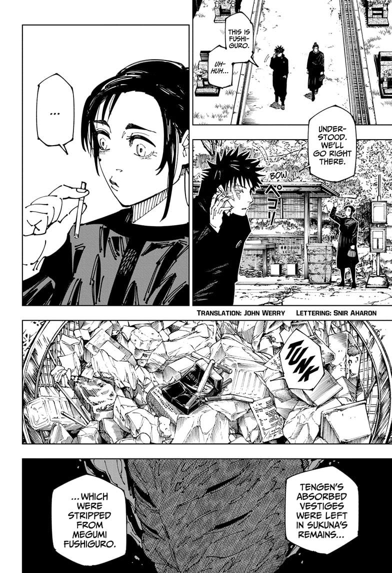 Jujutsu Kaisen Chapter 270 page 2 - Chapter 270: The End of the Dream