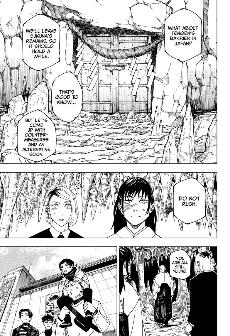 Jujutsu Kaisen Chapter 270 page 3 - Chapter 270: The End of the Dream
