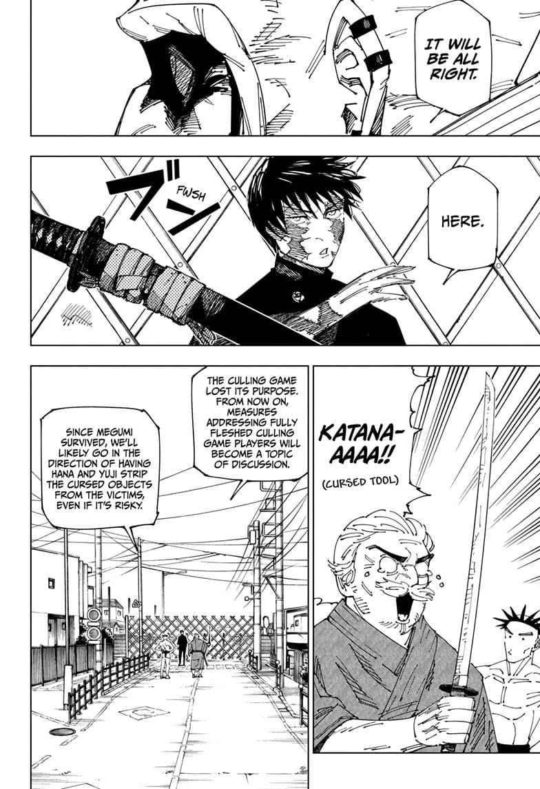Jujutsu Kaisen Chapter 270 page 4 - Chapter 270: The End of the Dream