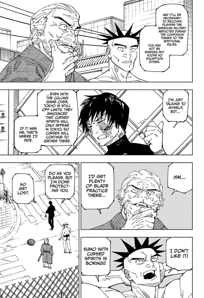 Jujutsu Kaisen Chapter 270 page 5 - Chapter 270: The End of the Dream