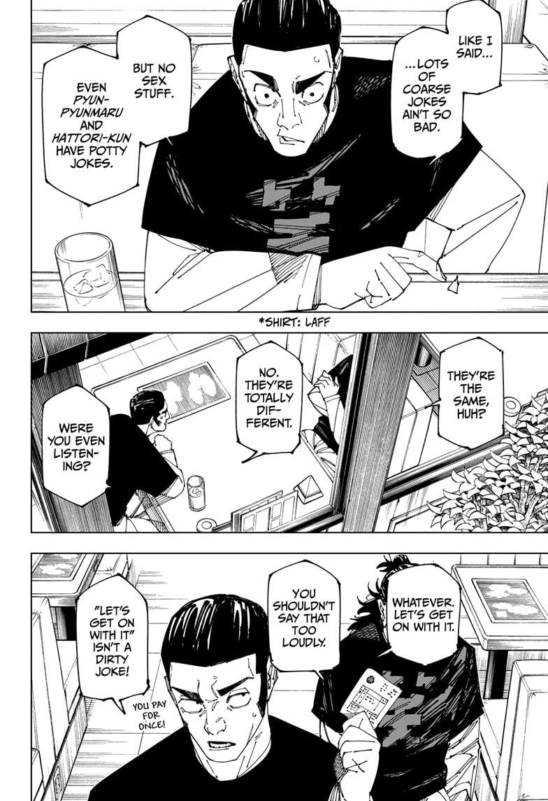 Jujutsu Kaisen Chapter 270 page 8 - Chapter 270: The End of the Dream