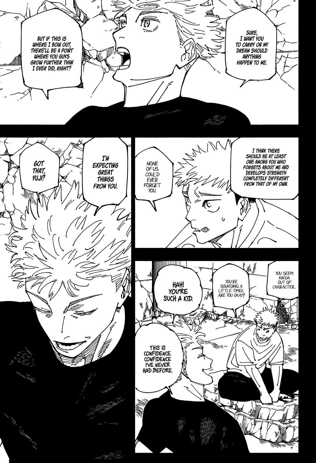 Jujutsu Kaisen Chapter 271 page 15 - Chapter 271: From Now On [END]