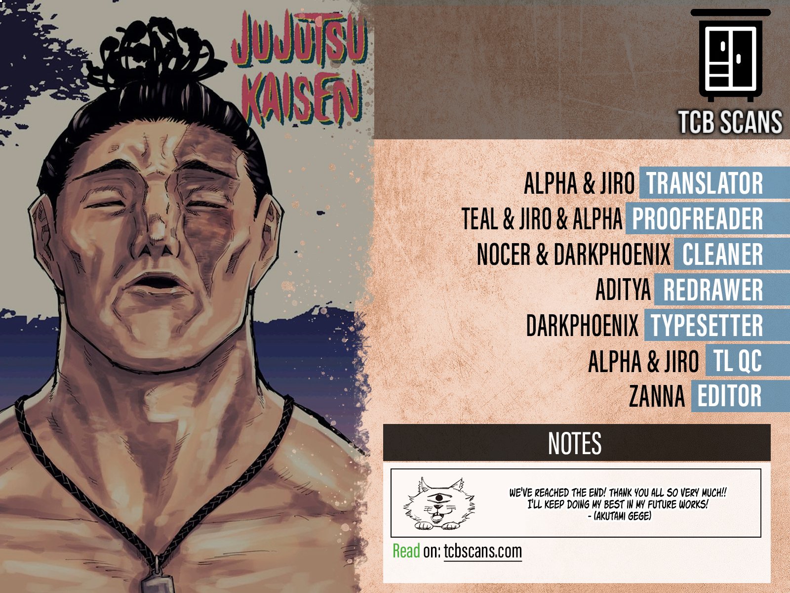 Jujutsu Kaisen Chapter 271 page 2 - Chapter 271: From Now On [END]