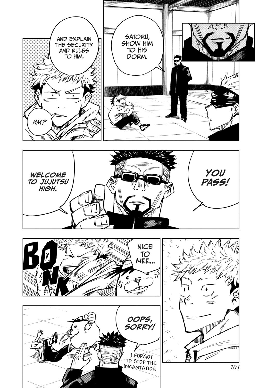 Jujutsu Kaisen Chapter 3 page 17 - Chapter 3: For Myself