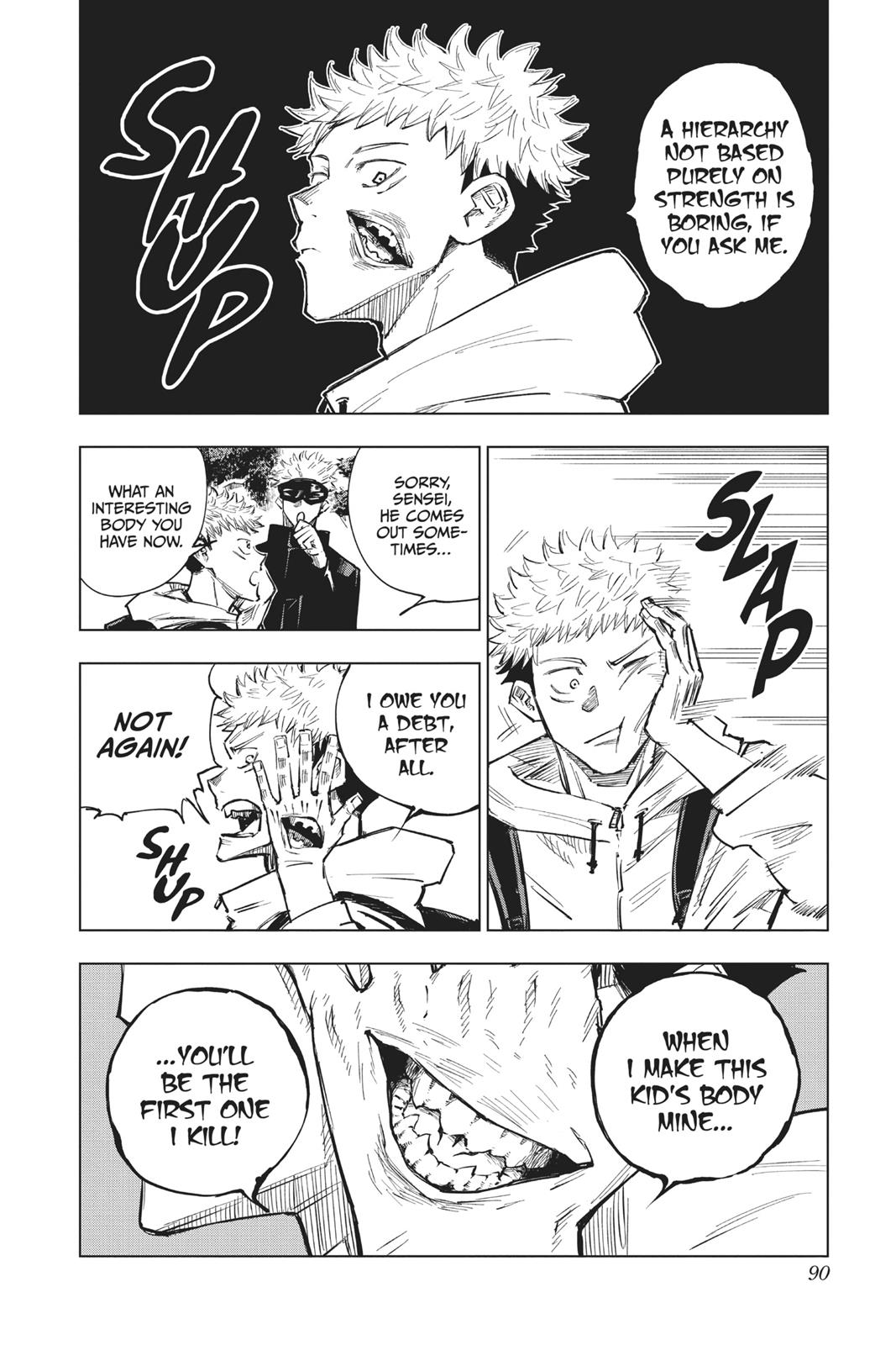 Jujutsu Kaisen Chapter 3 page 3 - Chapter 3: For Myself