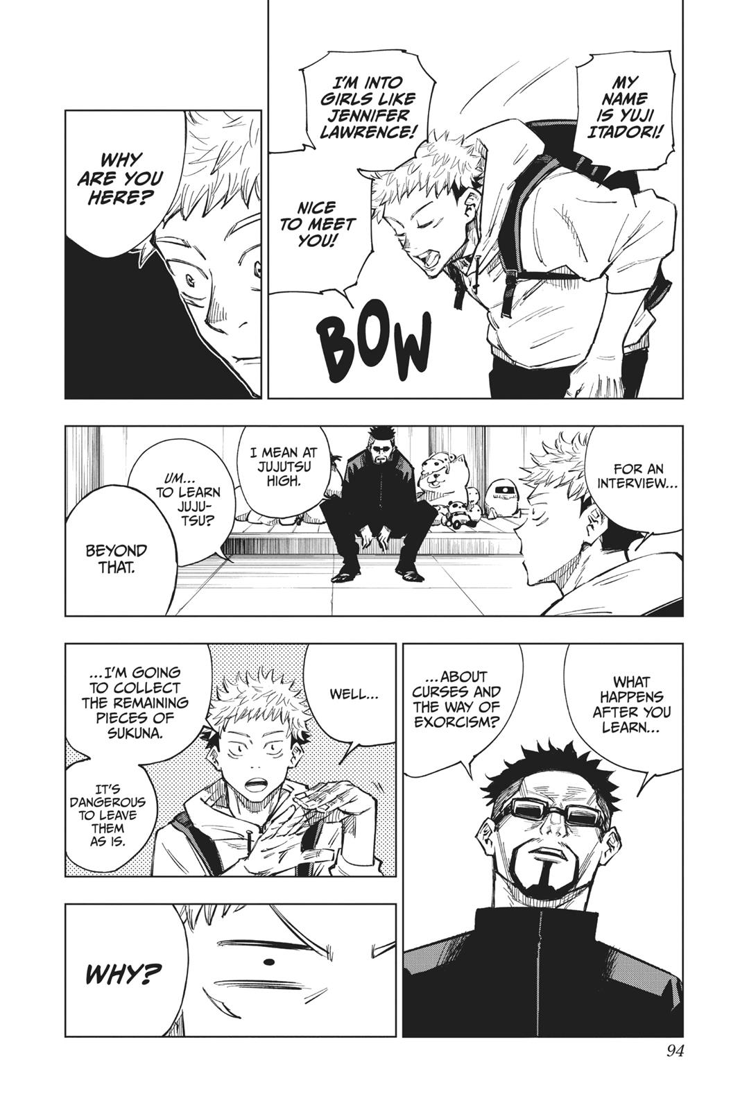 Jujutsu Kaisen Chapter 3 page 7 - Chapter 3: For Myself