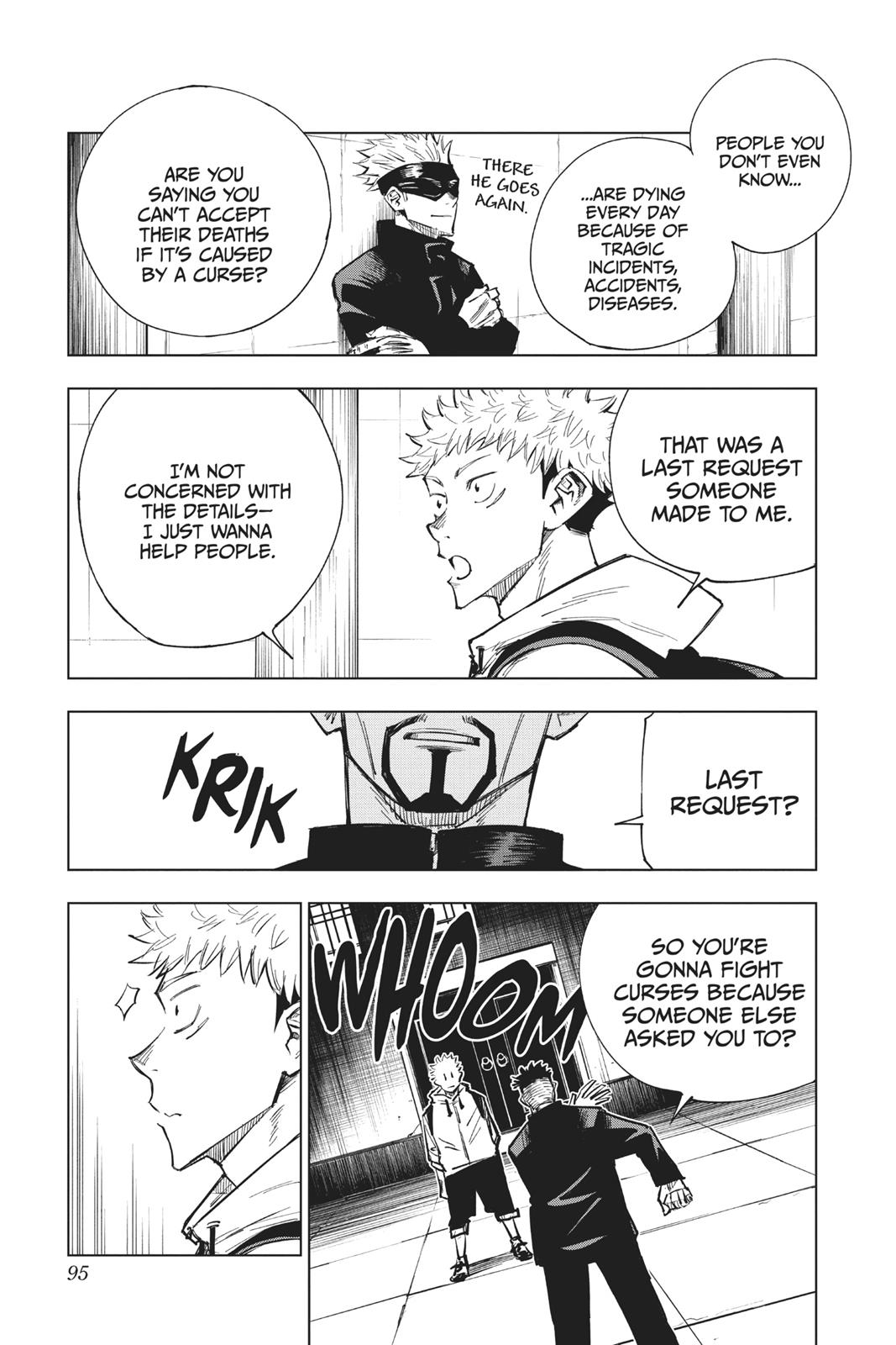 Jujutsu Kaisen Chapter 3 page 8 - Chapter 3: For Myself