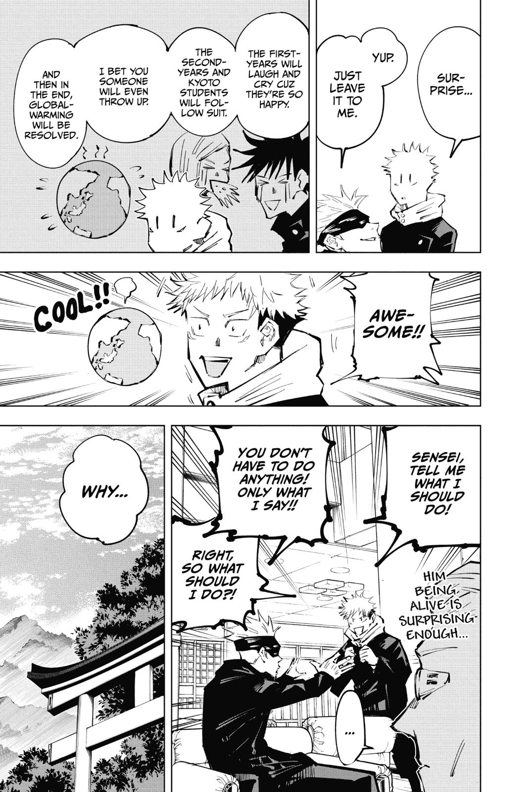 Jujutsu Kaisen Chapter 32 page 9 - Chapter 32: Introspection