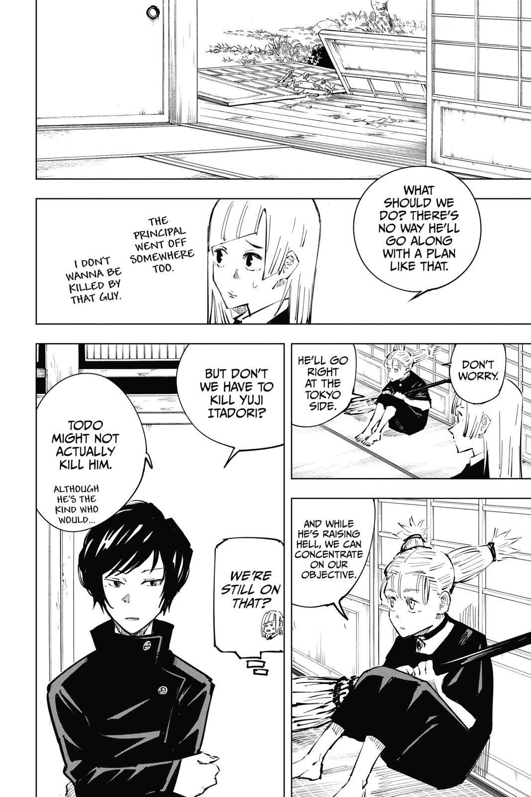 Jujutsu Kaisen Chapter 33 page 11 - Chapter 33: Kyoto Sister School Goodwill Event - Team Battle, Part 0