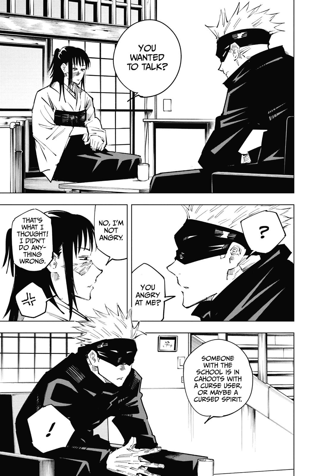 Jujutsu Kaisen Chapter 33 page 14 - Chapter 33: Kyoto Sister School Goodwill Event - Team Battle, Part 0