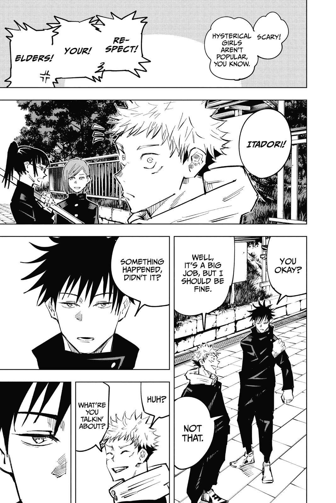 Jujutsu Kaisen Chapter 33 page 16 - Chapter 33: Kyoto Sister School Goodwill Event - Team Battle, Part 0