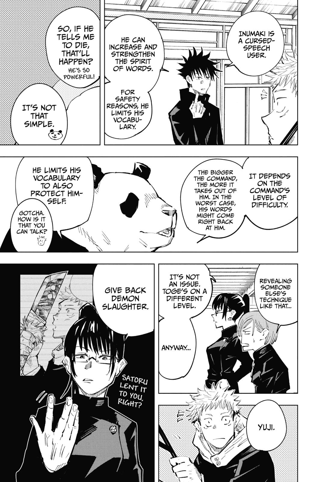 Jujutsu Kaisen Chapter 33 page 4 - Chapter 33: Kyoto Sister School Goodwill Event - Team Battle, Part 0