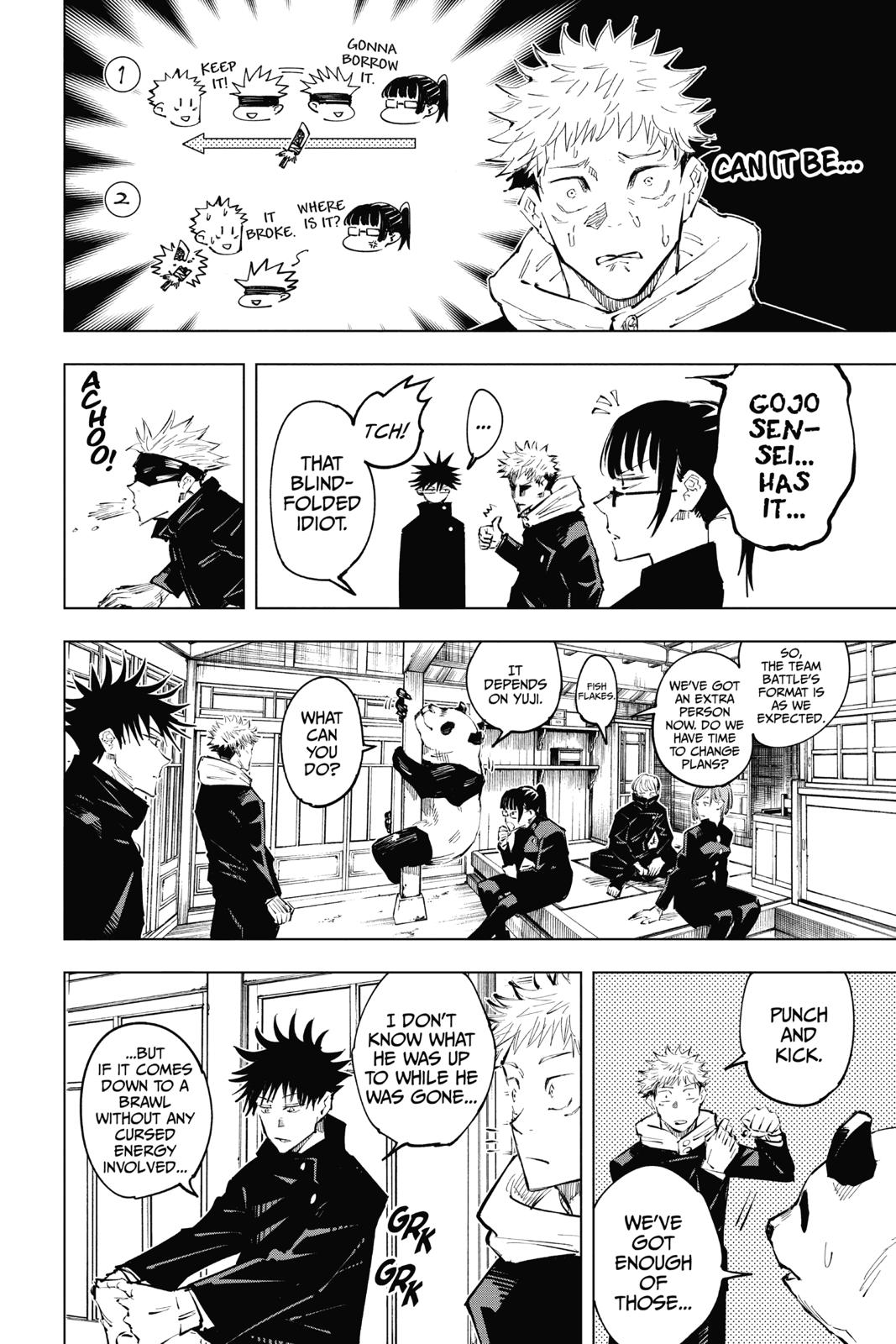Jujutsu Kaisen Chapter 33 page 5 - Chapter 33: Kyoto Sister School Goodwill Event - Team Battle, Part 0