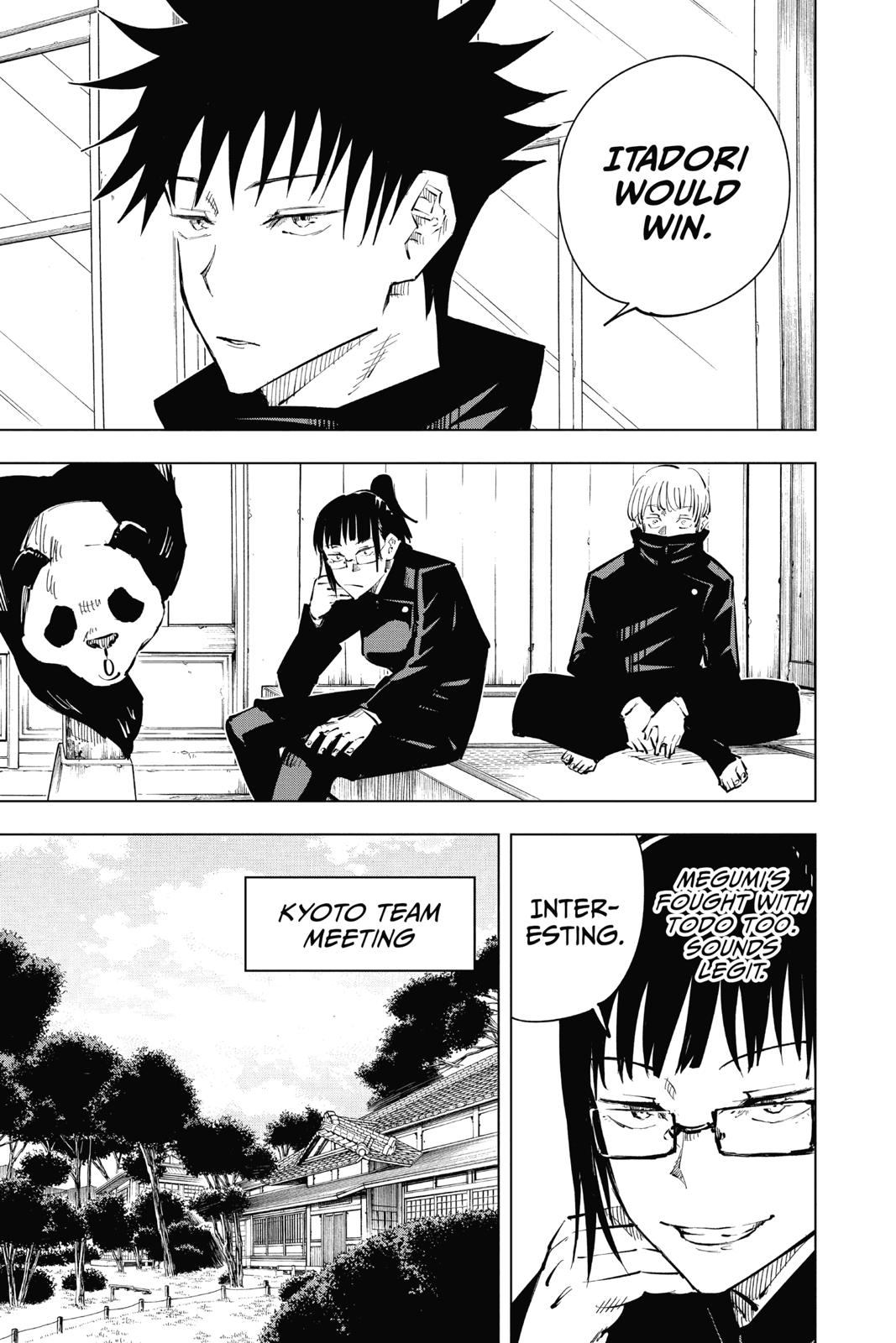 Jujutsu Kaisen Chapter 33 page 6 - Chapter 33: Kyoto Sister School Goodwill Event - Team Battle, Part 0